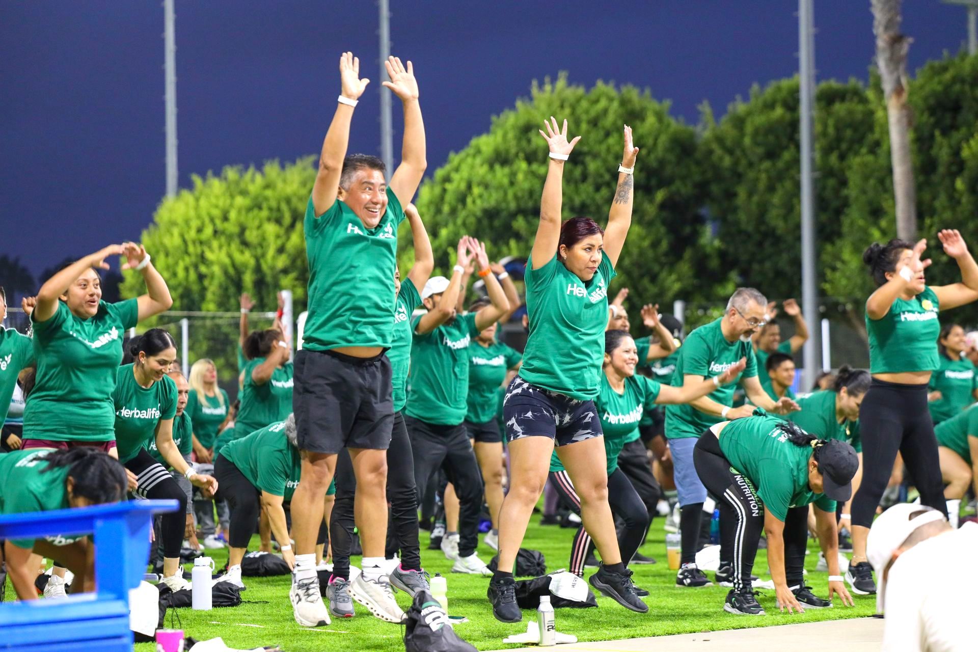 Largest high-intensity interval training class (multiple venues), Herbalife sets world record