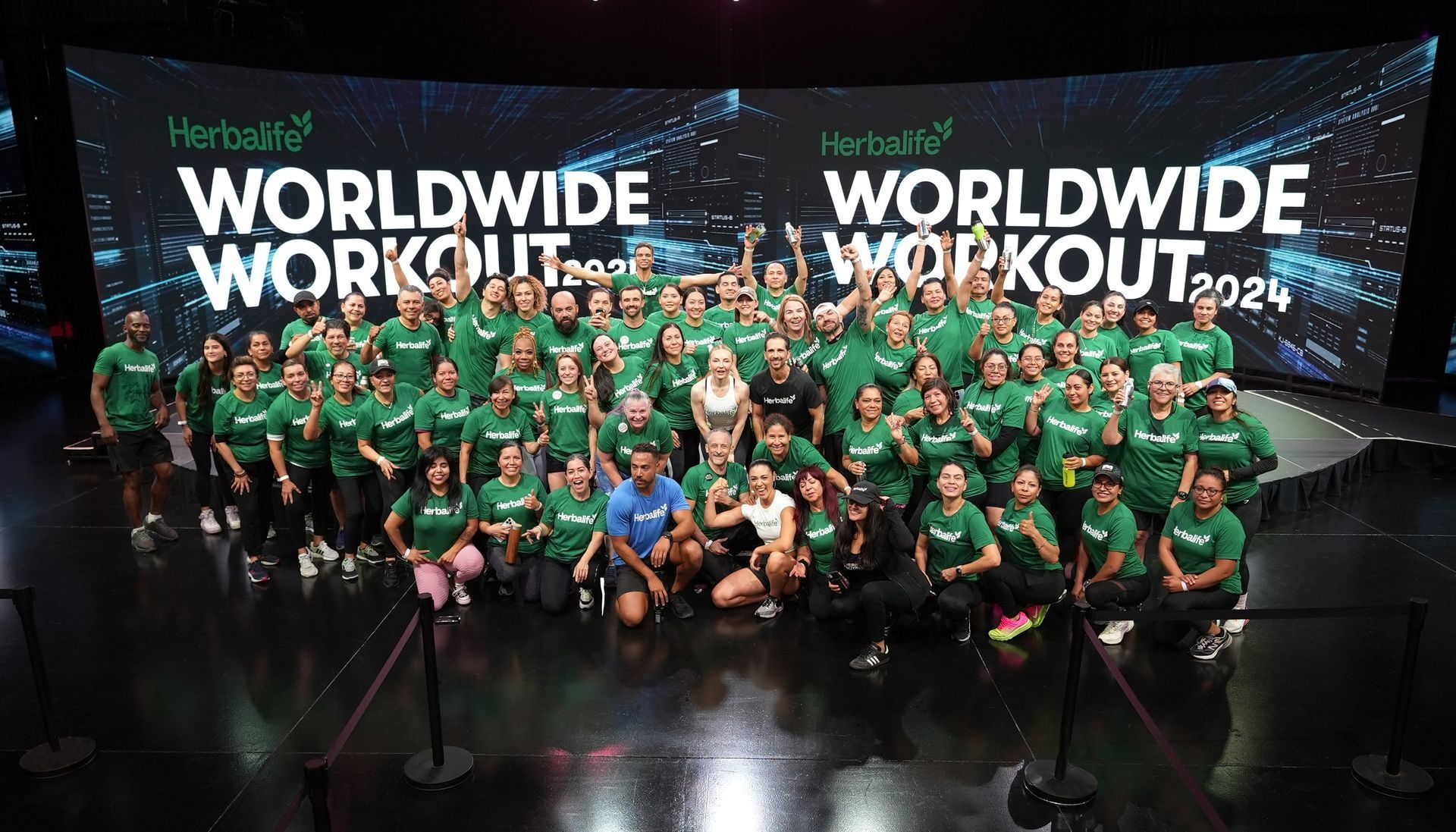 Largest high-intensity interval training class (multiple venues), Herbalife sets world record