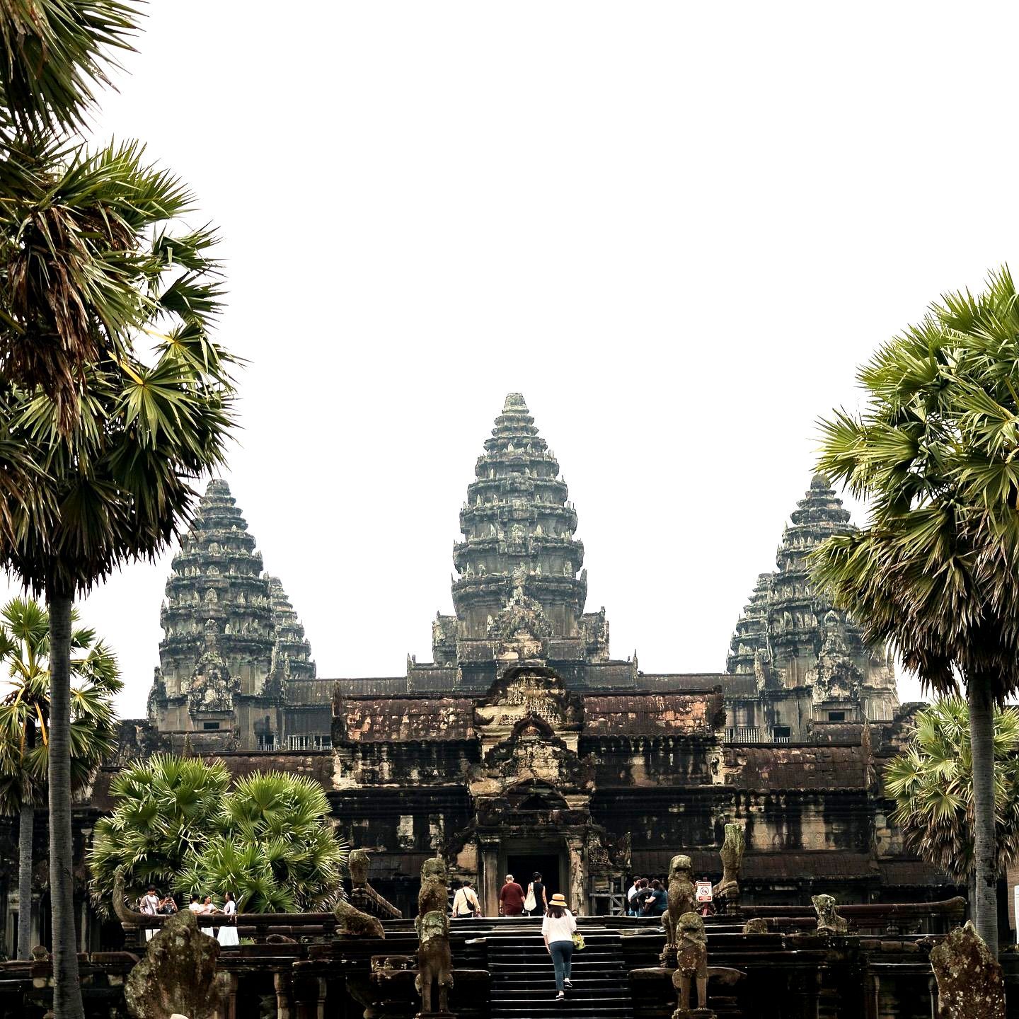 Largest gathering of super cars, world record set at the Angkor Archaeological Park, Cambodia