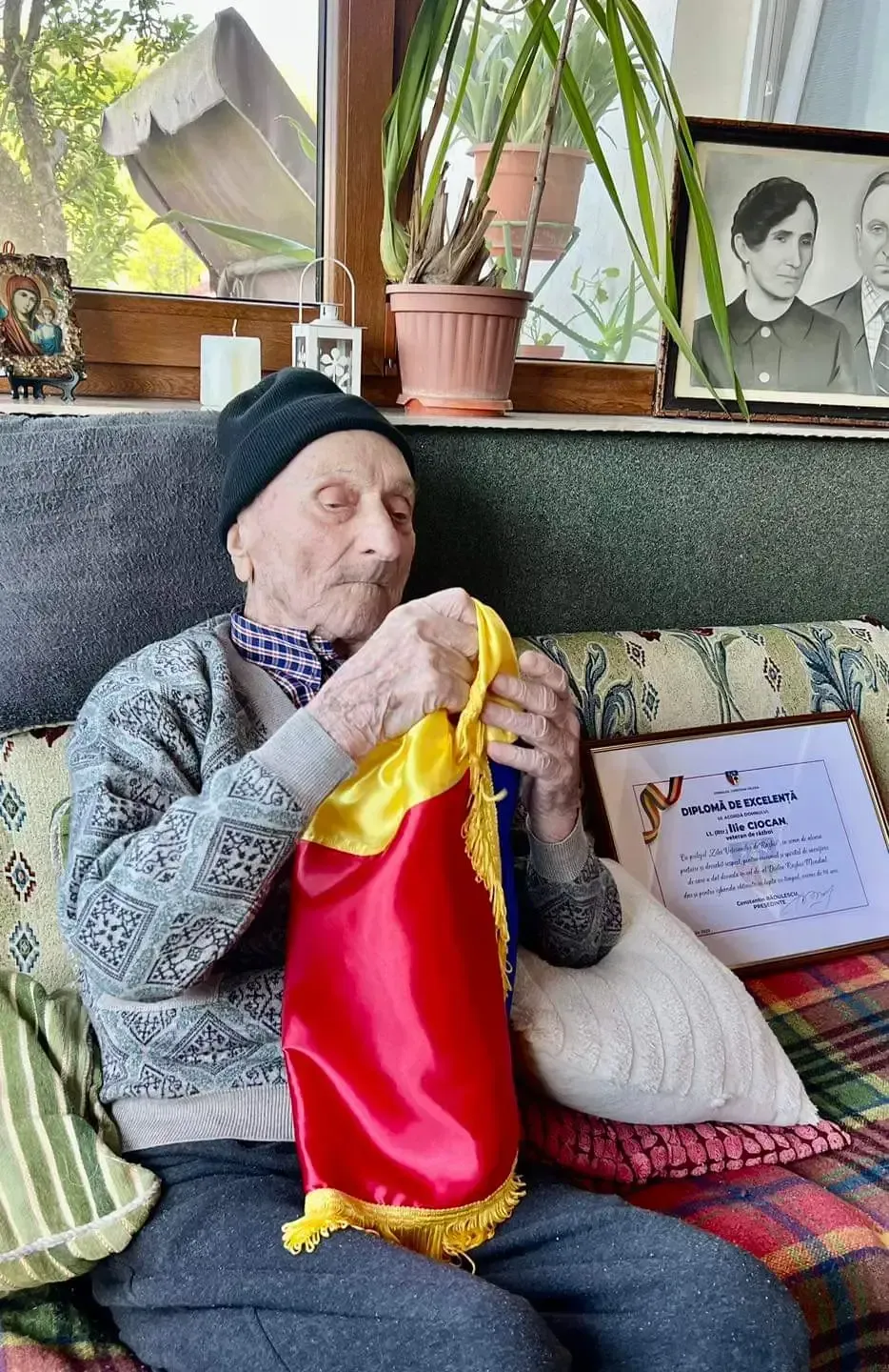 Oldest Living World War Two Veteran, world record set by (Retired) Major Ilie Ciocan from Romania