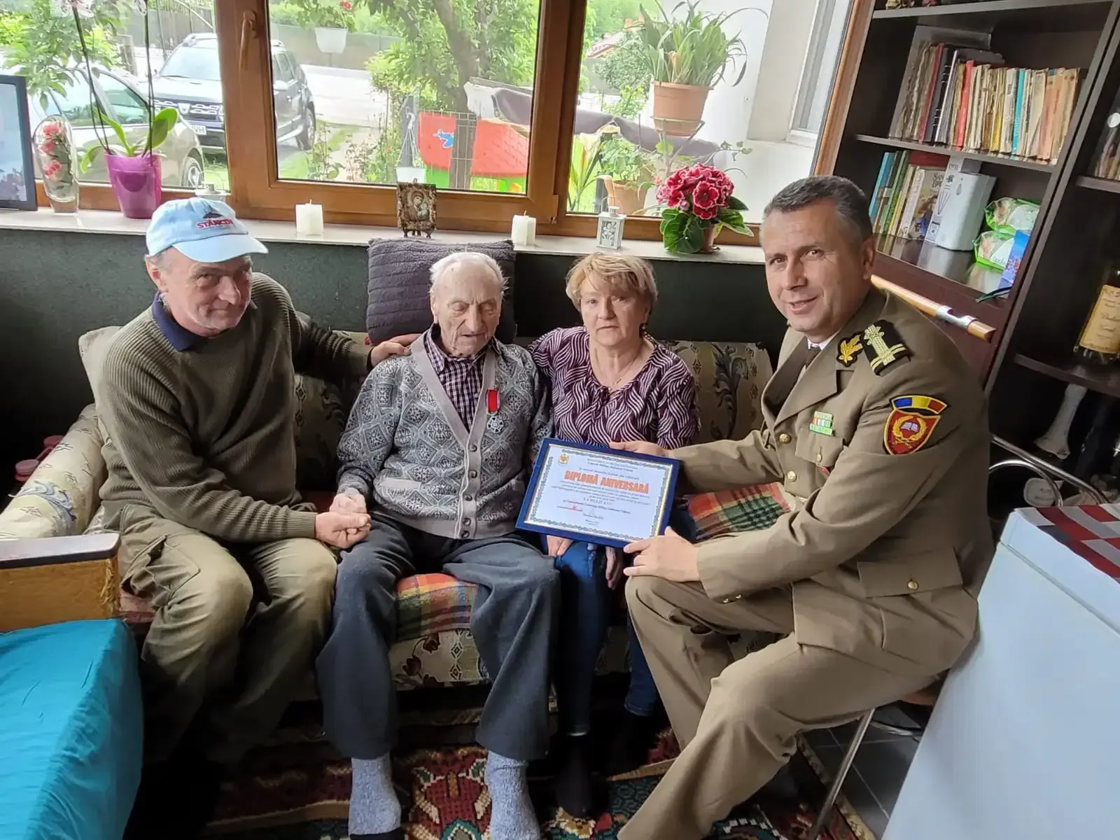 Oldest Living World War Two Veteran, world record set by (Retired) Major Ilie Ciocan from Romania