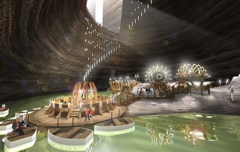 World's Largest Underground Theme Park, Salina Turda Theme Park in Romania sets world record