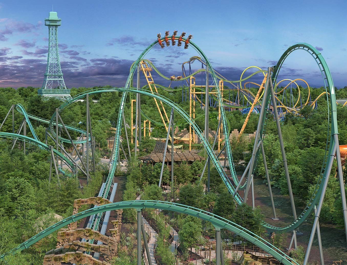 World's Tallest and Longest Wing Coaster, world record to open in Doswell, Virginia
