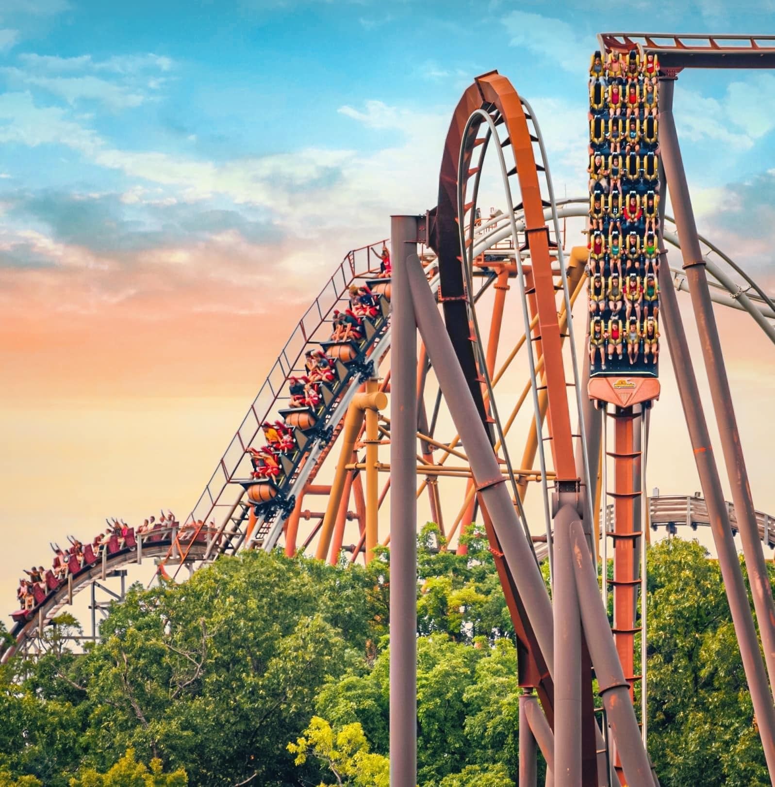 World's First Wooden Roller Coaster to Feature Multiple Inversions, world record set in Branson, Missouri.