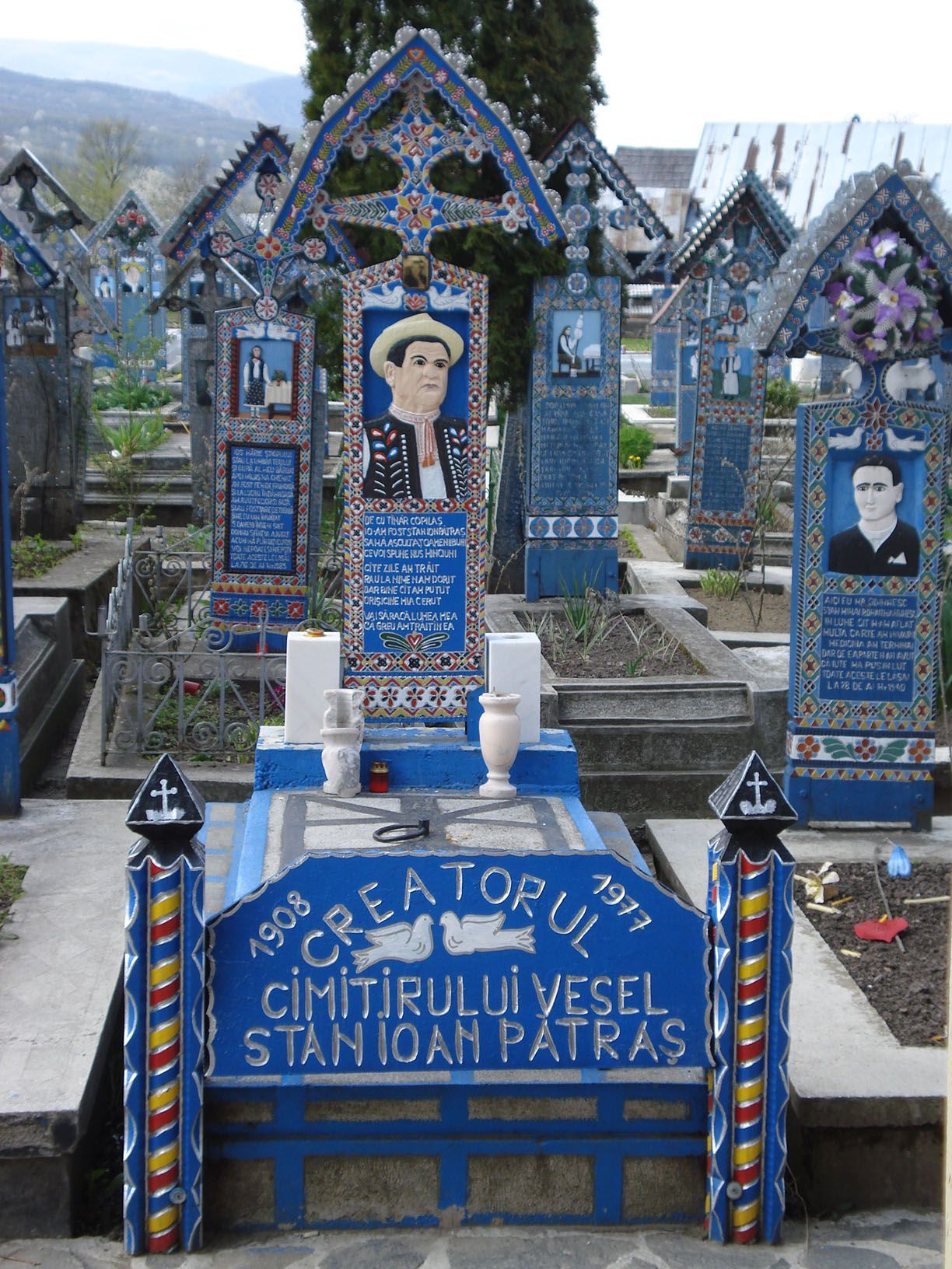 World's First Merry Cemetery, The Merry Cemetery in Săpânța, Transylvania, Romania
