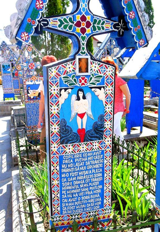 World's First Merry Cemetery, The Merry Cemetery in Săpânța, Transylvania, Romania
