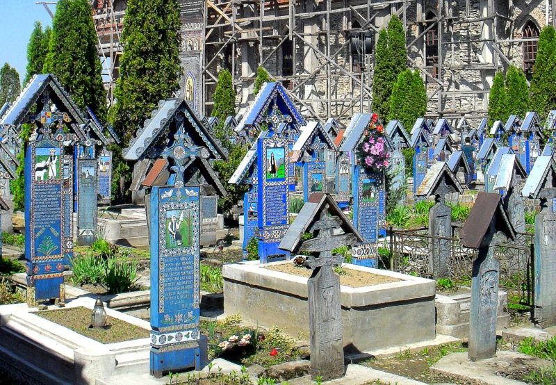 World's First Merry Cemetery, The Merry Cemetery in Săpânța, Transylvania, Romania
