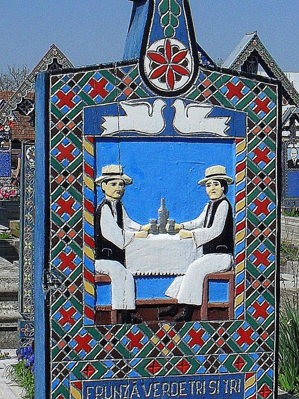 World's First Merry Cemetery, The Merry Cemetery in Săpânța, Transylvania, Romania
