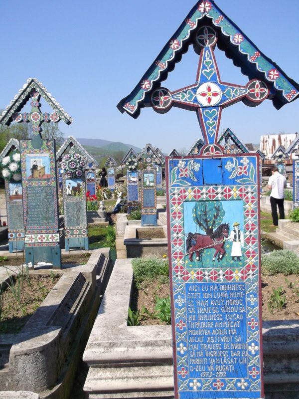 World's First Merry Cemetery, The Merry Cemetery in Săpânța, Transylvania, Romania
