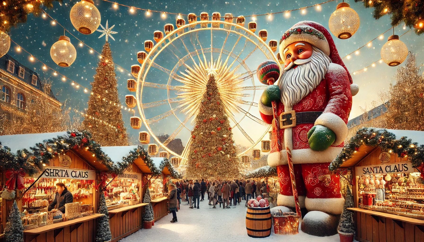 World's Largest Indoor and Outdoor Christmas Market, Laminor Winter Wonderland sets world record