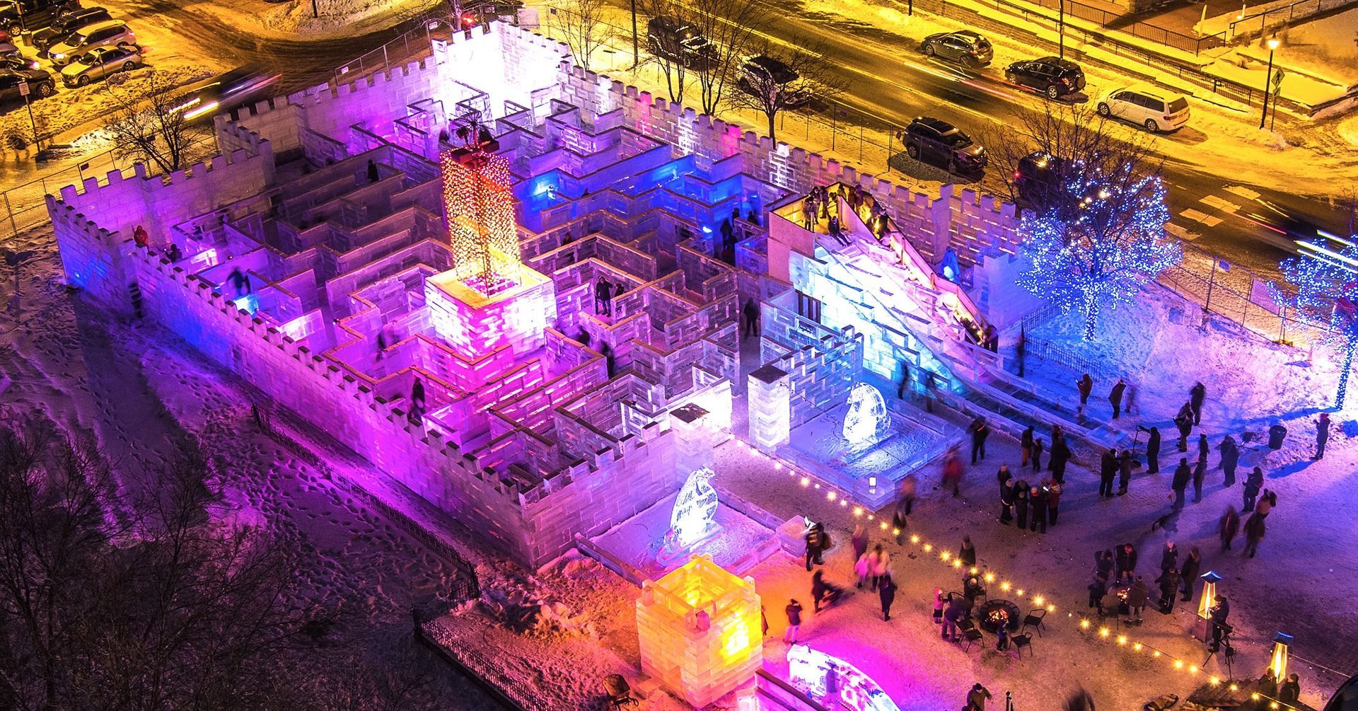 World's Largest Ice Maze, world record set in Eagan, Minnesota