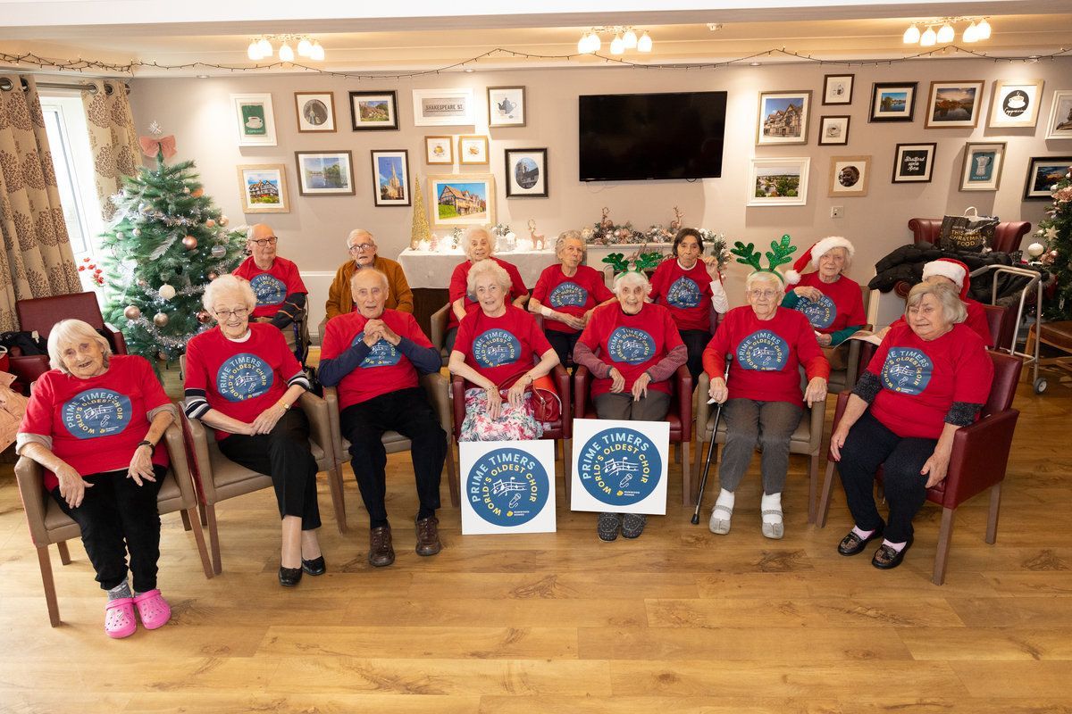 World's Oldest Choir, world record set by the St. John's House Choir in York, UK
