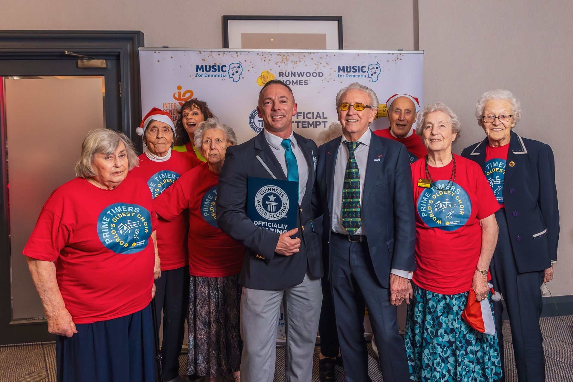 World's Oldest Choir, world record set by the St. John's House Choir in York, UK