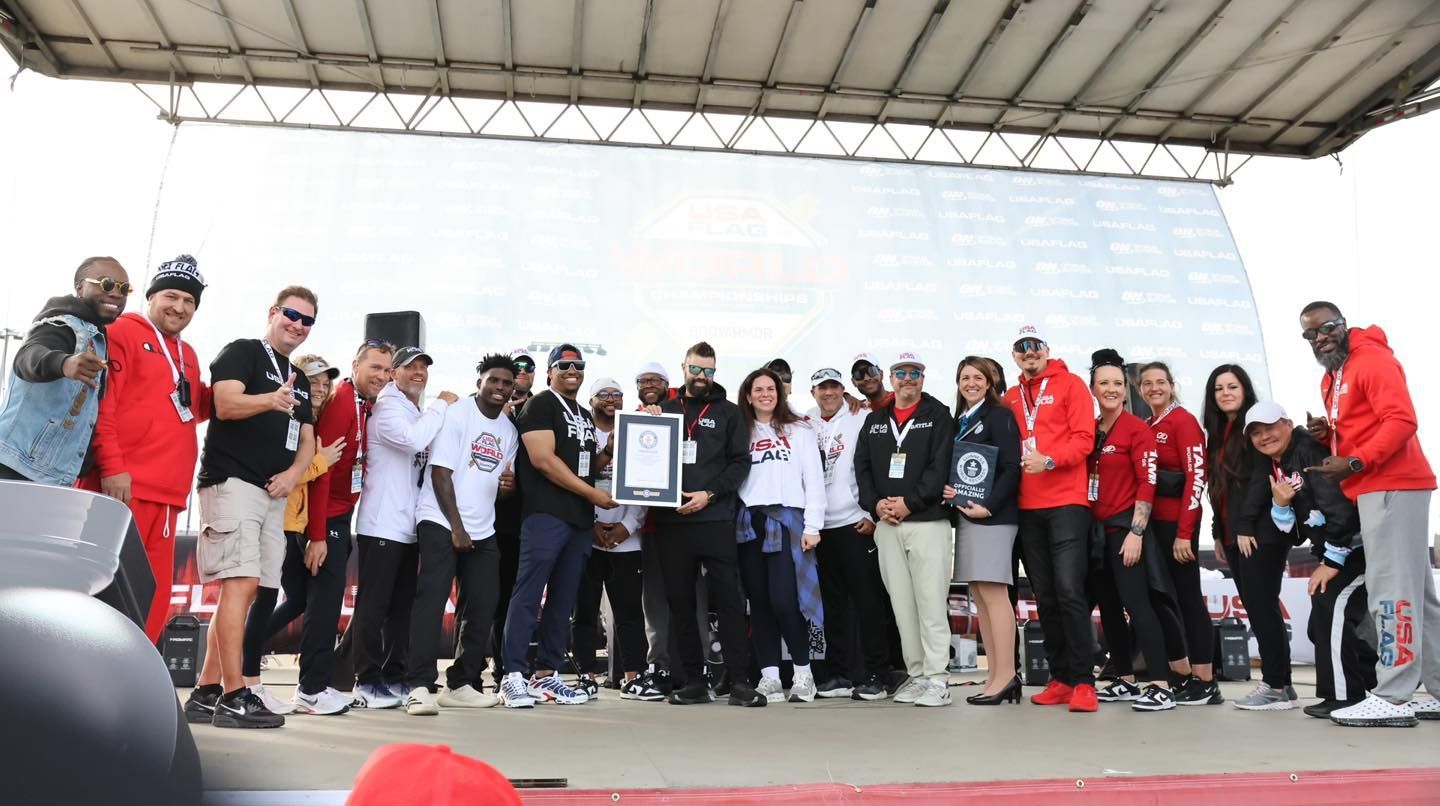 World's Largest Flag Football Tournament, world record set in Tampa, Florida