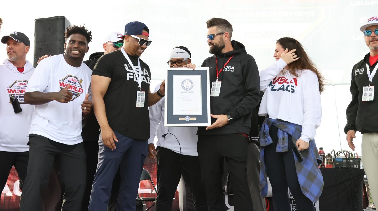 World's Largest Flag Football Tournament, world record set in Tampa, Florida