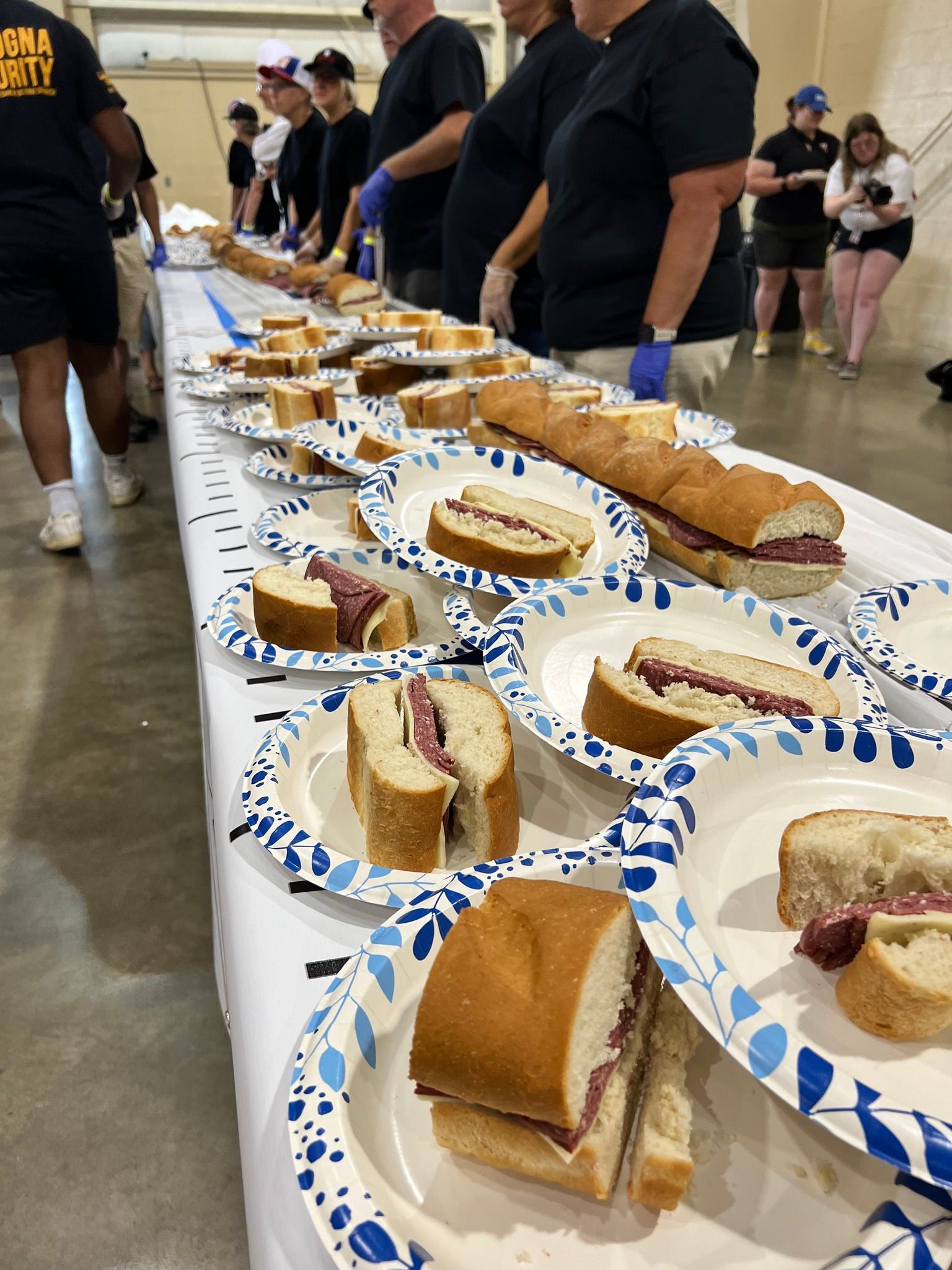 World’s Largest Lebanon Bologna Sandwich, world record set in Lebanon, Pennsylvania