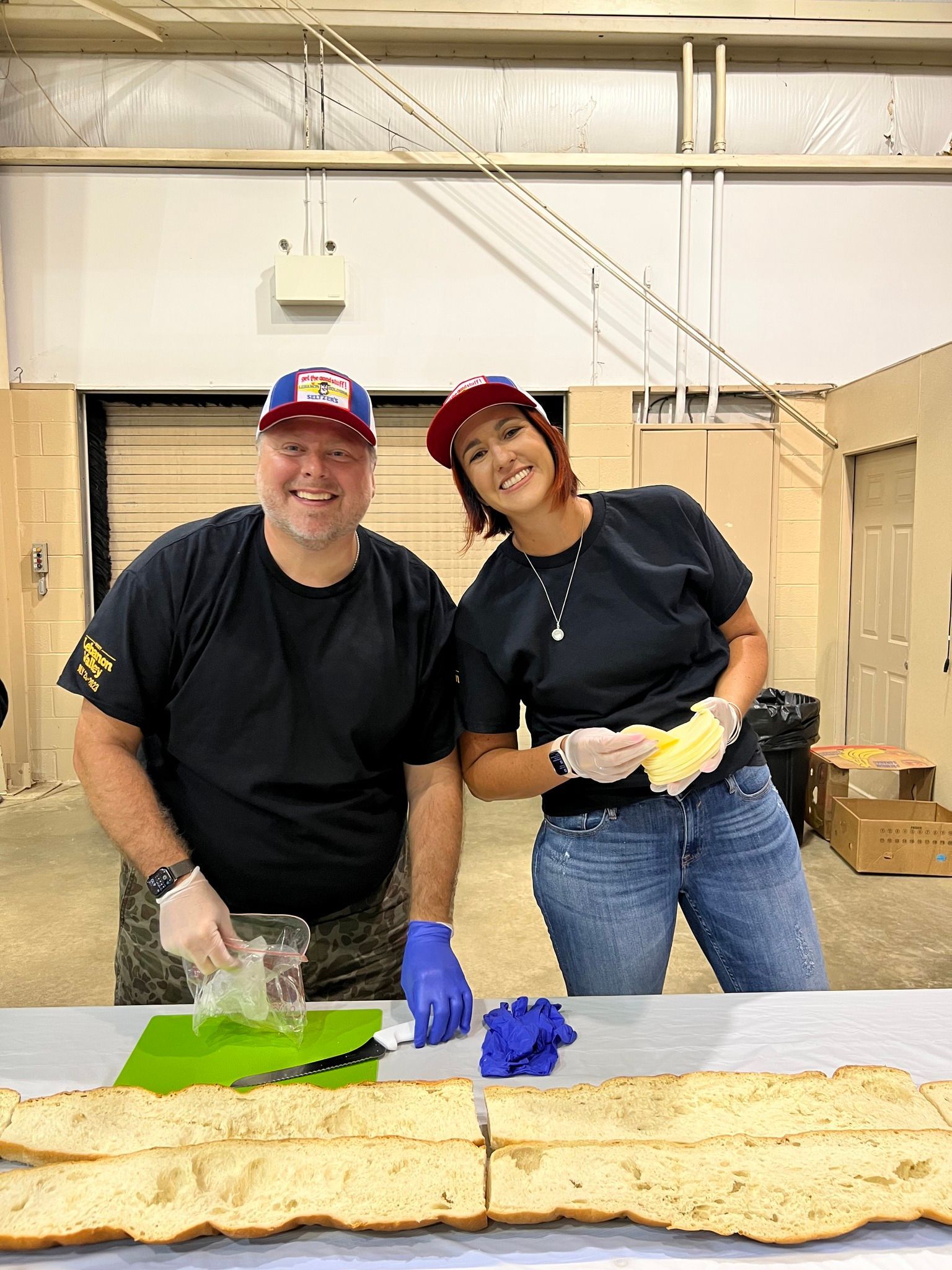 World’s Largest Lebanon Bologna Sandwich, world record set in Lebanon, Pennsylvania