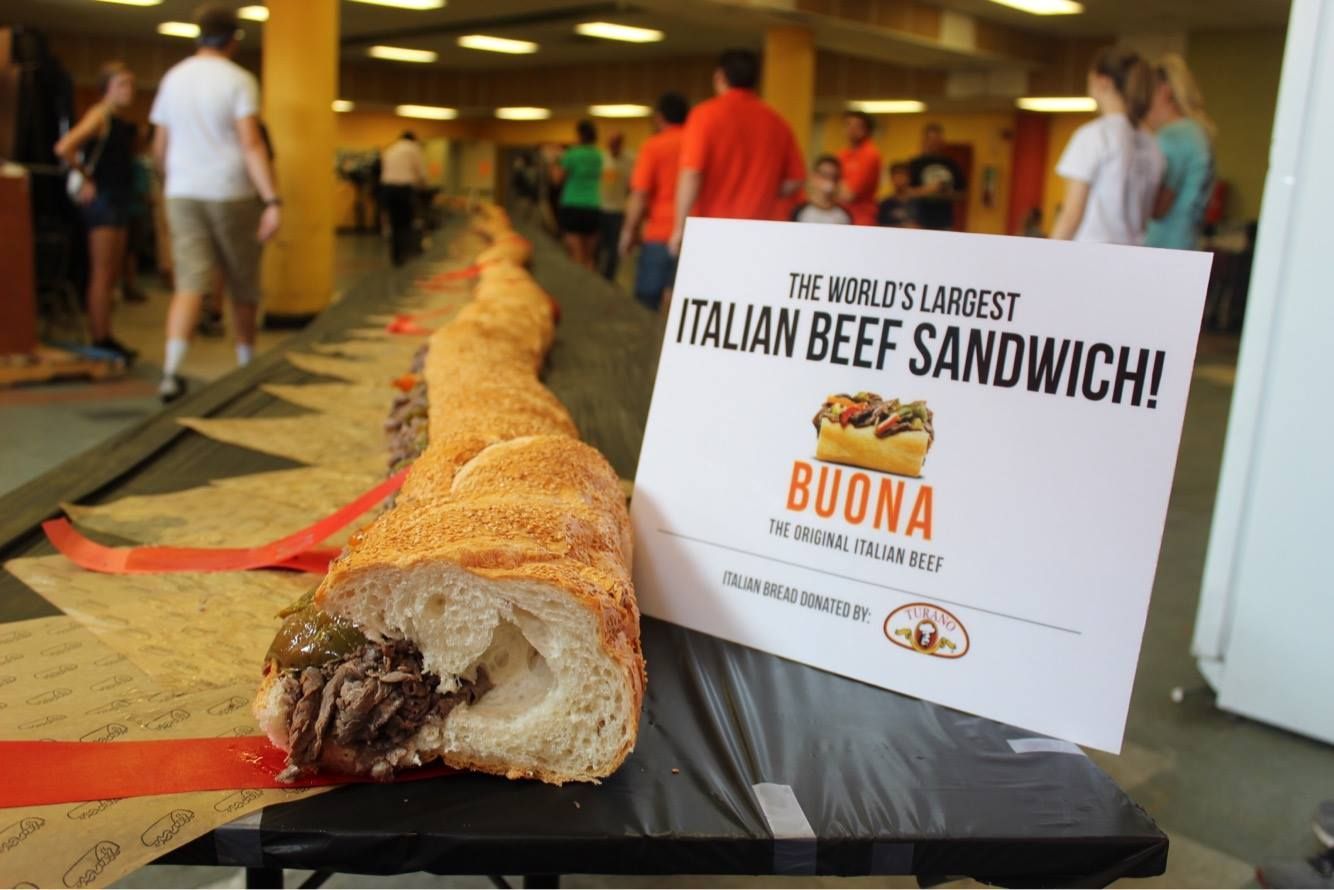 World's Longest Italian Beef Sandwich, world record set in Chicago, Illinois
