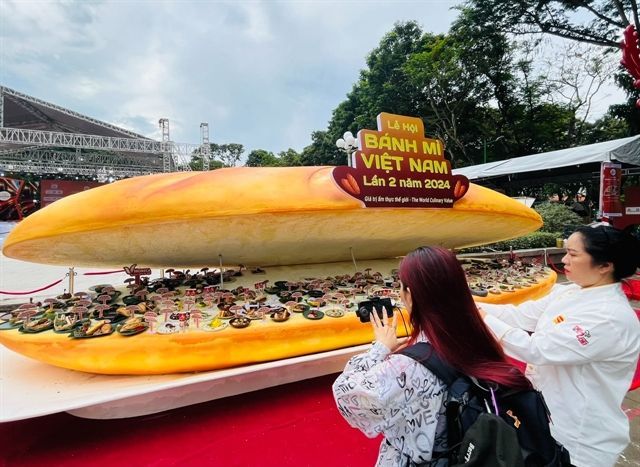 World's Largest Display of Filings and Toppings for Sandwiches, world record in Vietnam