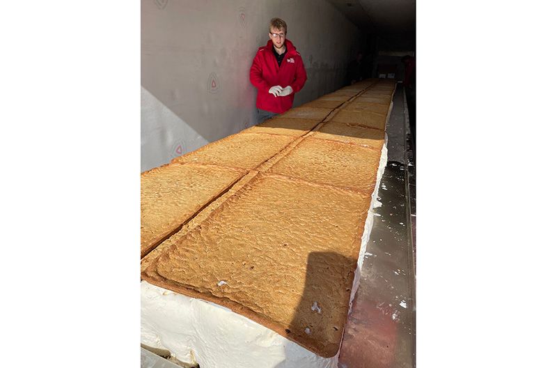 World's Largest Ice Cream Sandwich, world record in Plattsmouth, Nebraska
