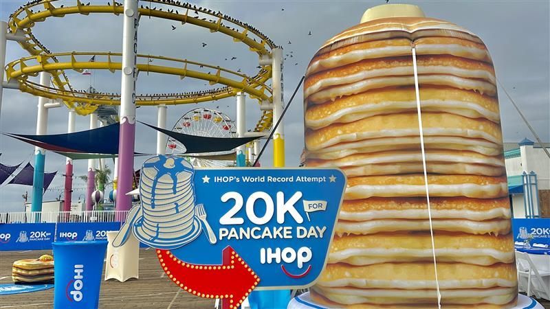 Most Pancakes Served in Eight Hours, world record set in California
