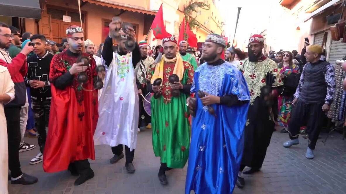 World's Longest Story Telling Show, world record set in Marrakech, Morocco