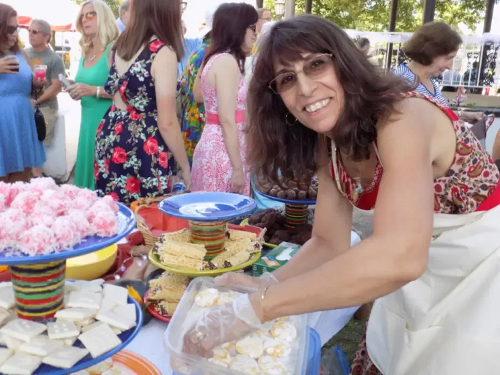 World's Largest Wedding Cookie Table, world record set in Monongahela, Pennsylvania
