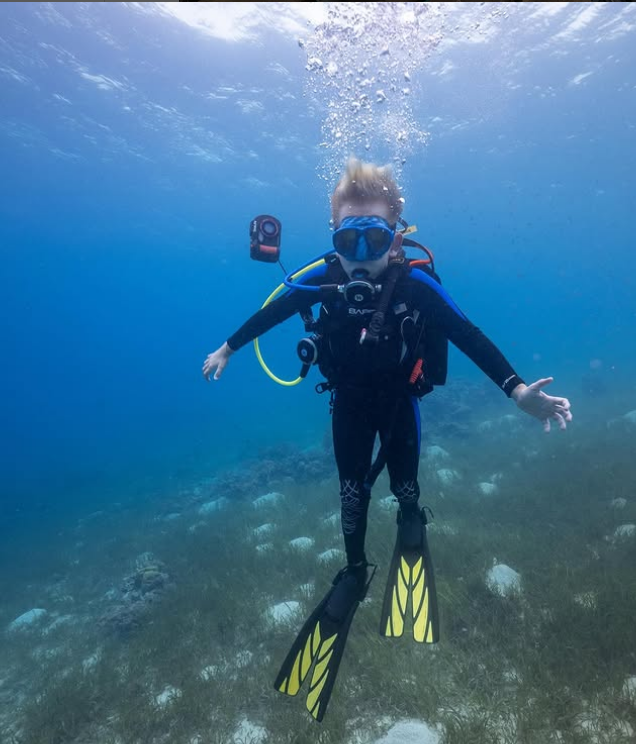 Youngest Person to Scuba Dive all Seven Continents, world record set by Archer Lamp’l