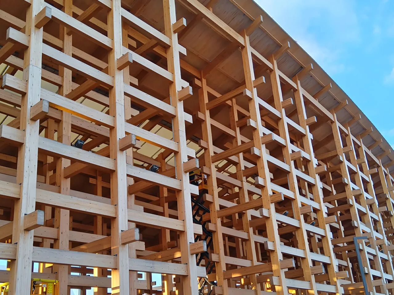 World's Largest Wooden Architectural Structure, world record on Yumeshima Island, Japan World's Largest Wooden Architectural Structure, world record on Yumeshima Island, Japan