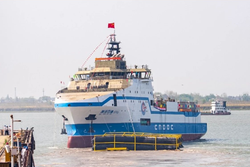 World's Largest Offshore Hydraulic Fracturing Vessel, world record set by China World's Largest Offshore Hydraulic Fracturing Vessel, world record set by China