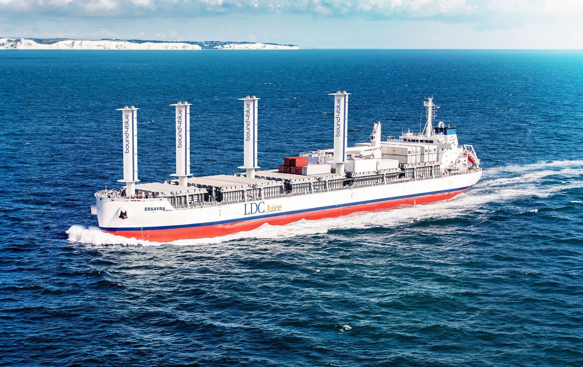 World's Largest Suction Sails, MV Atlantic Orchard sets world record