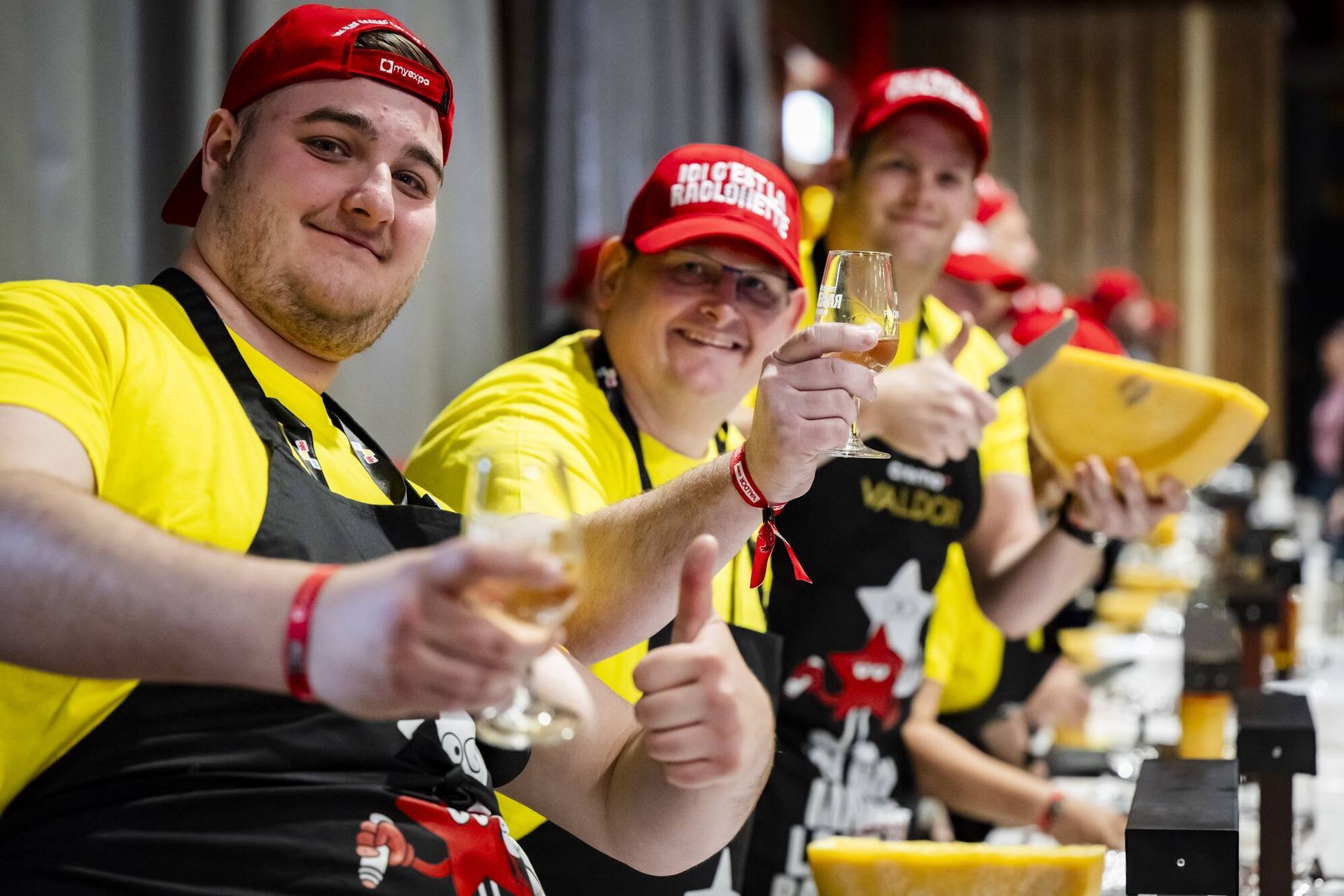 World's Largest Raclette, world record set in Martigny, Switzerland World's Largest Raclette, world record set in Martigny, Switzerland