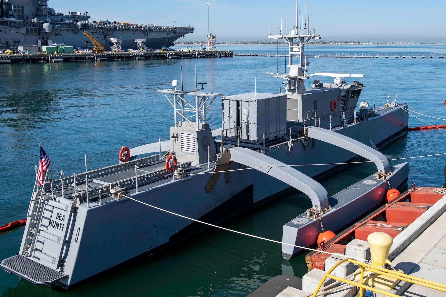 World's Largest Naval Drone, The US Navy's Sea Hunter sets world record