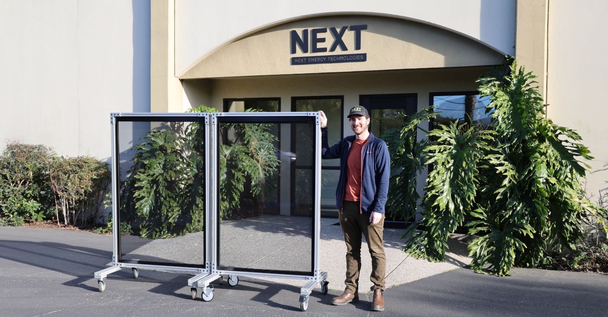 World's Largest Fully Transparent Organic Photovoltaic Window, world record set in California World's Largest Fully Transparent Organic Photovoltaic Window, world record set in California