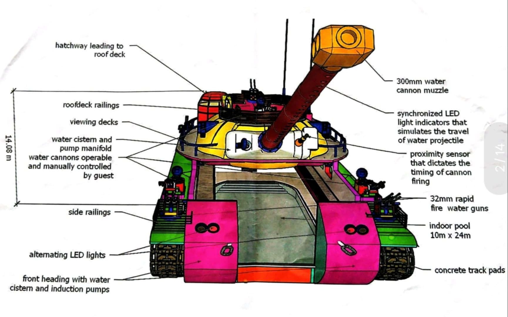 World's Largest Tank Pool Structure, world record in the Philippines World's Largest Tank Pool Structure, world record in the Philippines