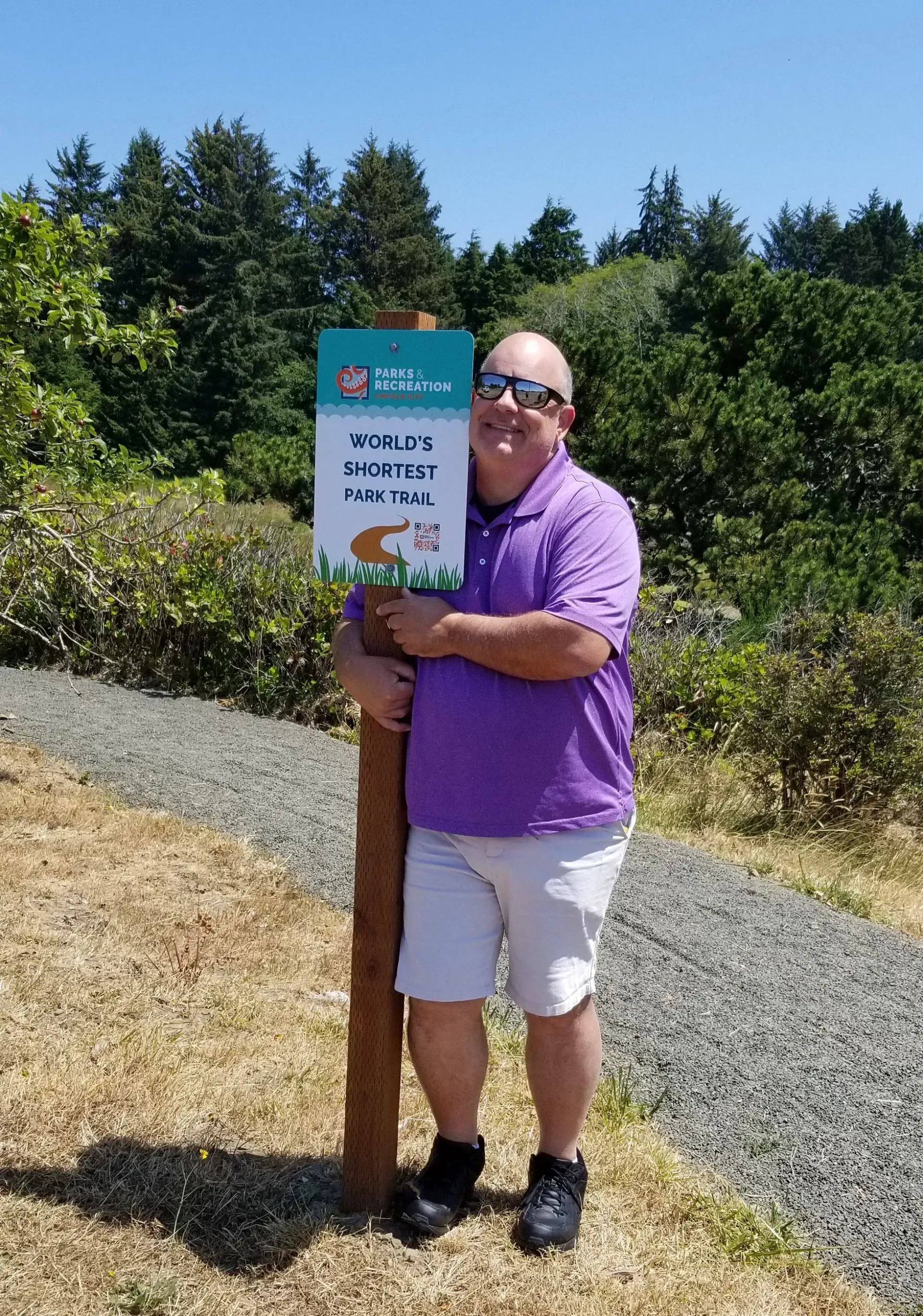 World's Shortest Park Trail, world record set in Lincoln City, Oregon World's Shortest Park Trail, world record set in Lincoln City, Oregon