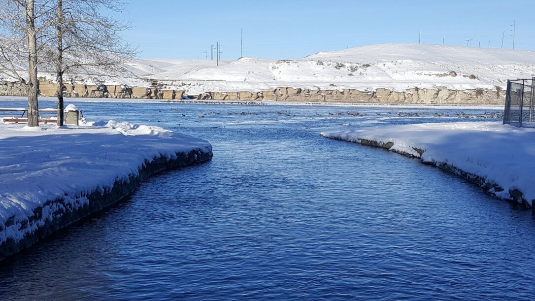 World's Shortest River, world record near Great Falls, Montana