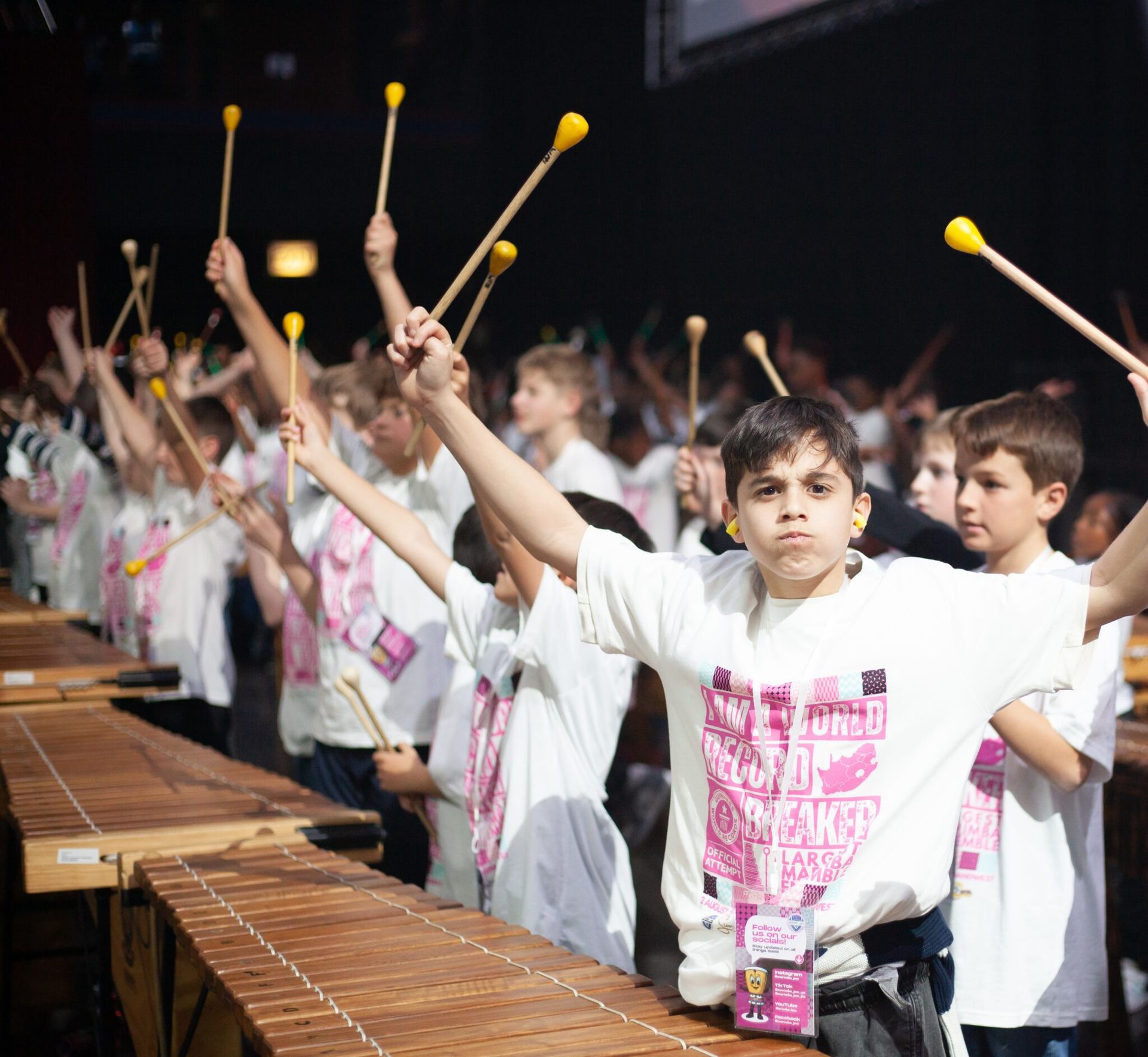 World's Largest Marimba Ensemble, world record set in in Cape Town, South Africa World's Largest Marimba Ensemble, world record set in in Cape Town, South Africa