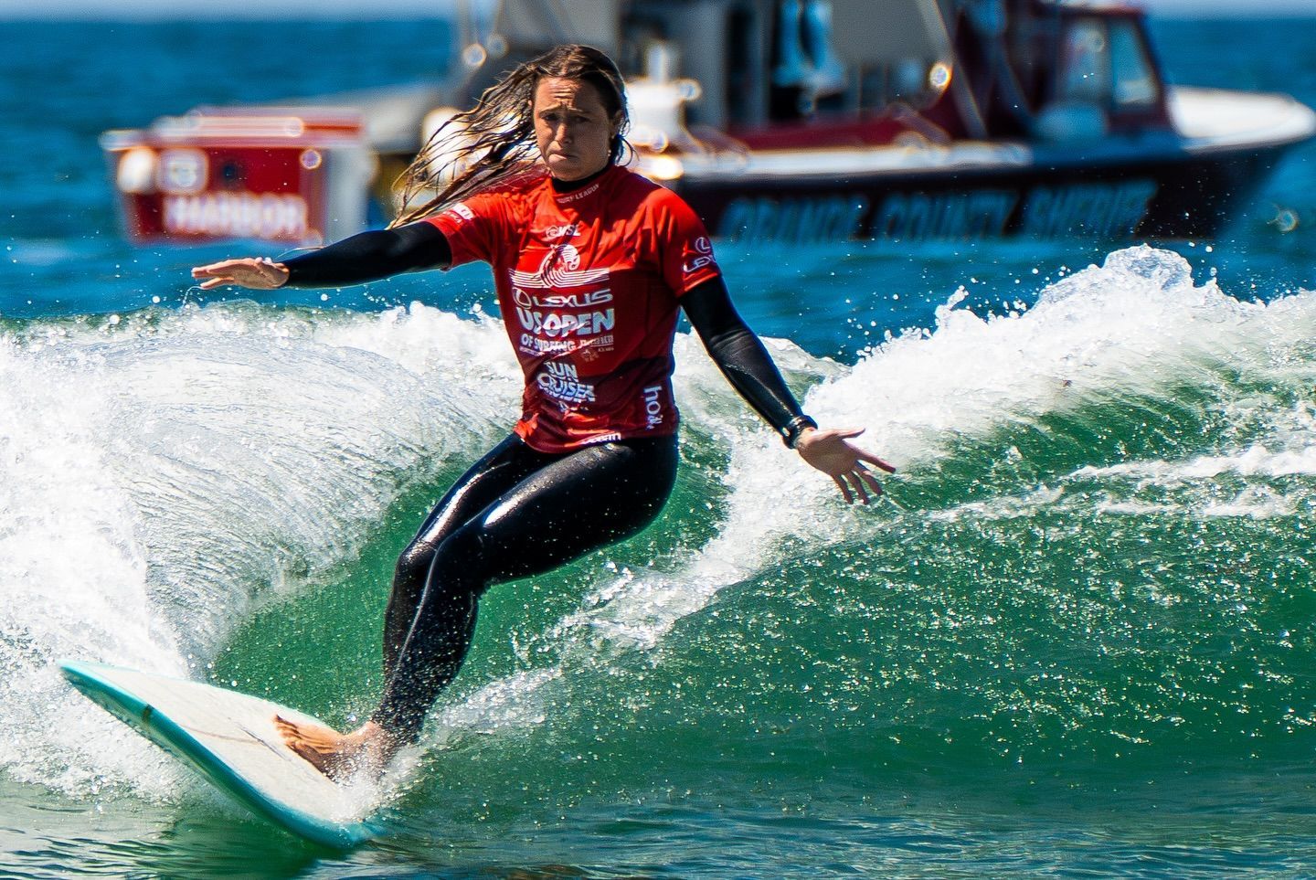 World's Largest Surfing Competition, world record in Huntington Beach, California
