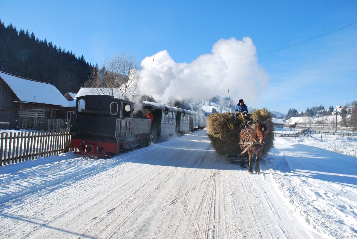 World's oldest steam train still in regular service, world record in Suceava County, Romania