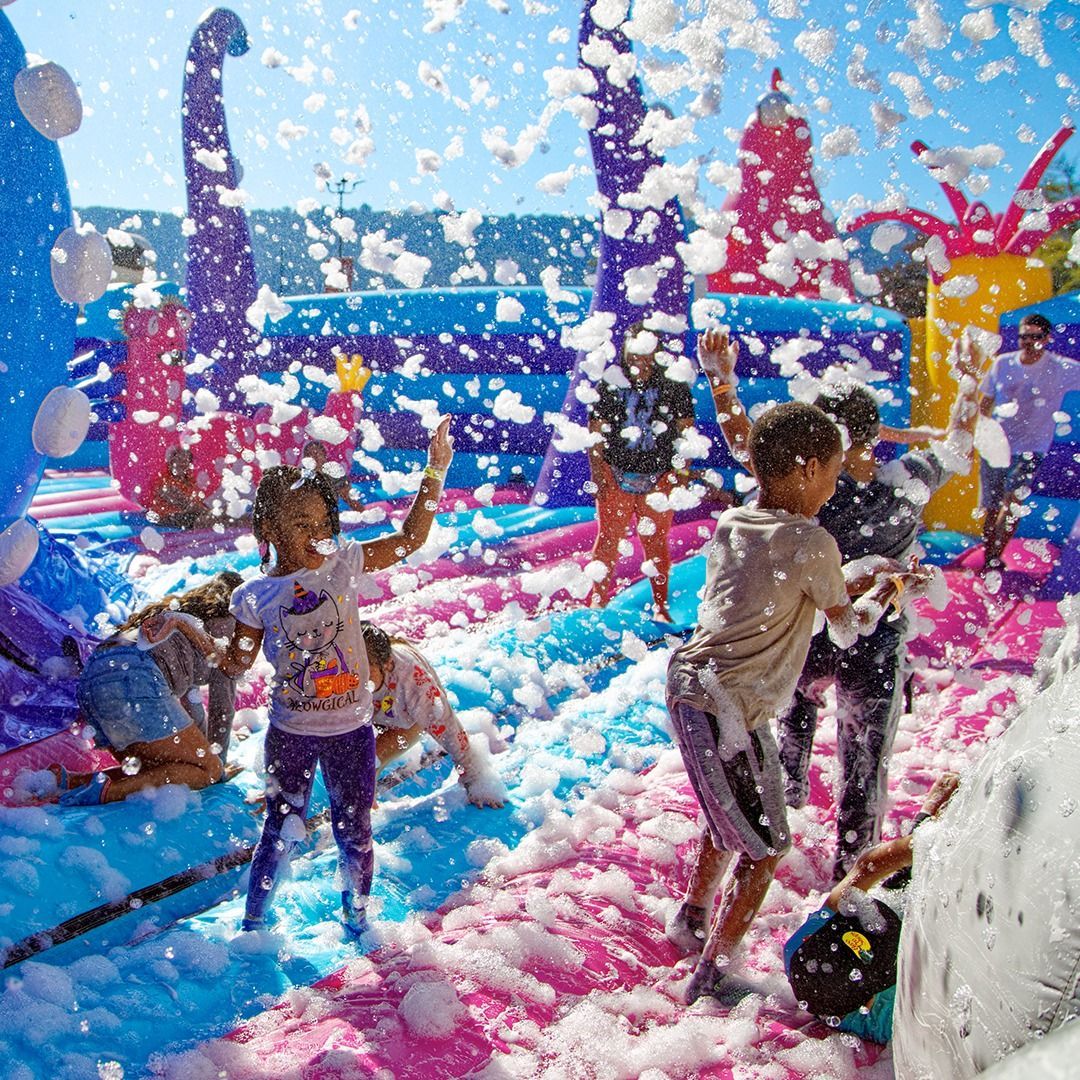 World's Largest Touring Inflatable Theme Park, world record set by The Big Bounce World's Largest Touring Inflatable Theme Park, world record set by The Big Bounce