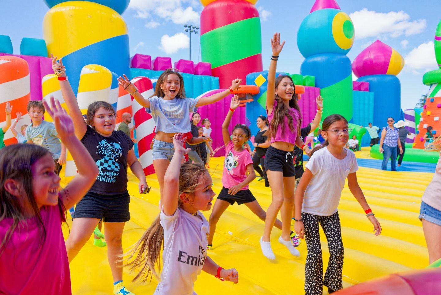 World's Largest Touring Inflatable Theme Park, world record set by The Big Bounce World's Largest Touring Inflatable Theme Park, world record set by The Big Bounce