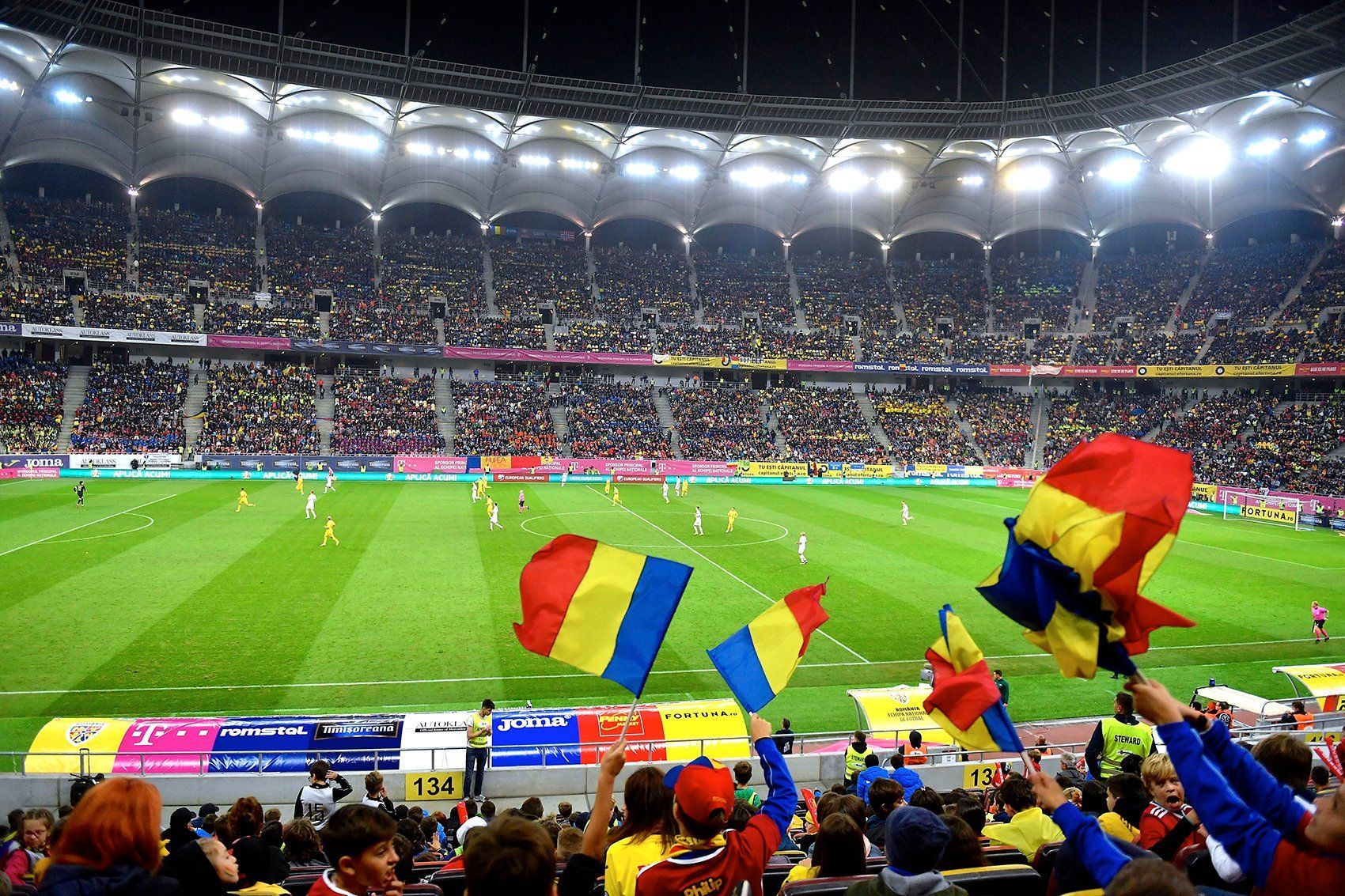 Most child-supporters present at an official European match, Romania sets world record Most child-supporters present at an official European match, Romania sets world record