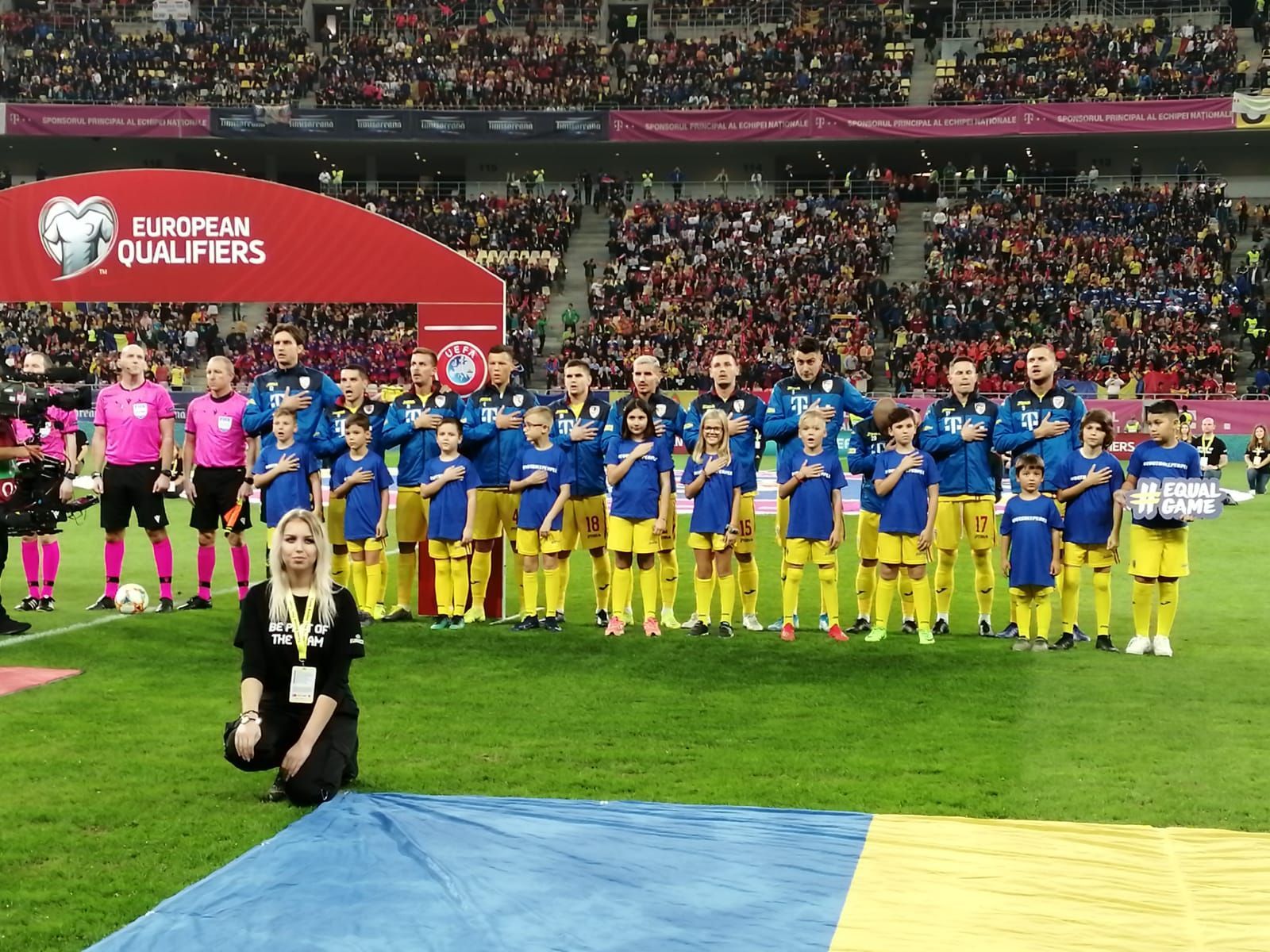 Most child-supporters present at an official European match, Romania sets world record Most child-supporters present at an official European match, Romania sets world record