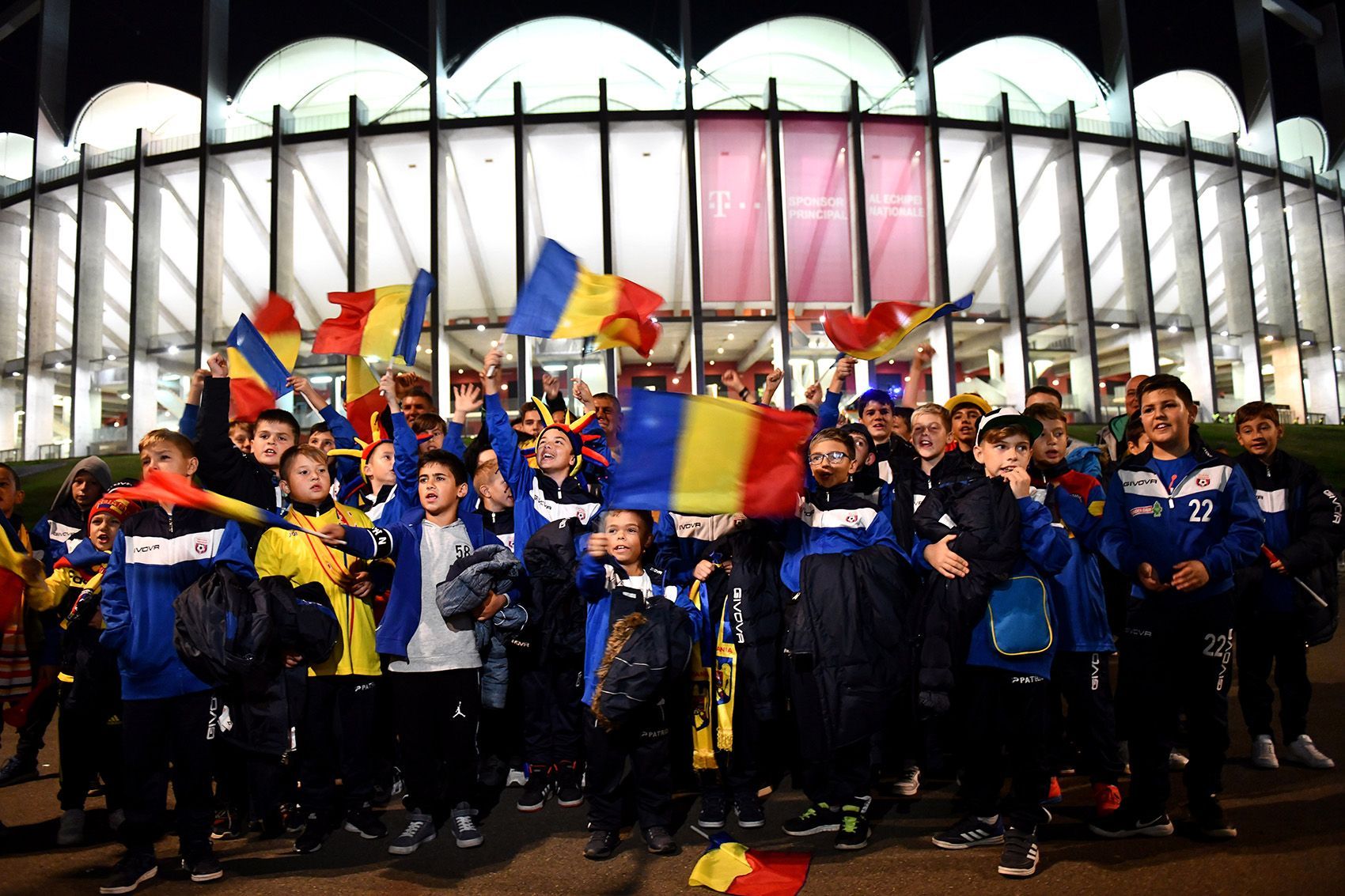 Most child-supporters present at an official European match, Romania sets world record Most child-supporters present at an official European match, Romania sets world record
