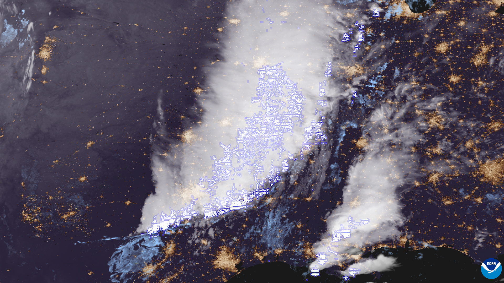 World's Longest Lightning Flash, world record set in the United States

