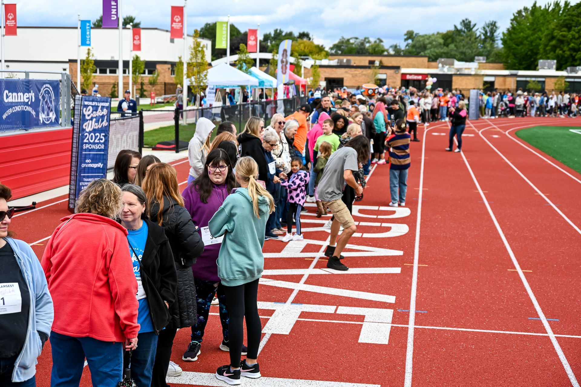 World's Largest Cake Walk, world record set in Grand Rapids, Michigan