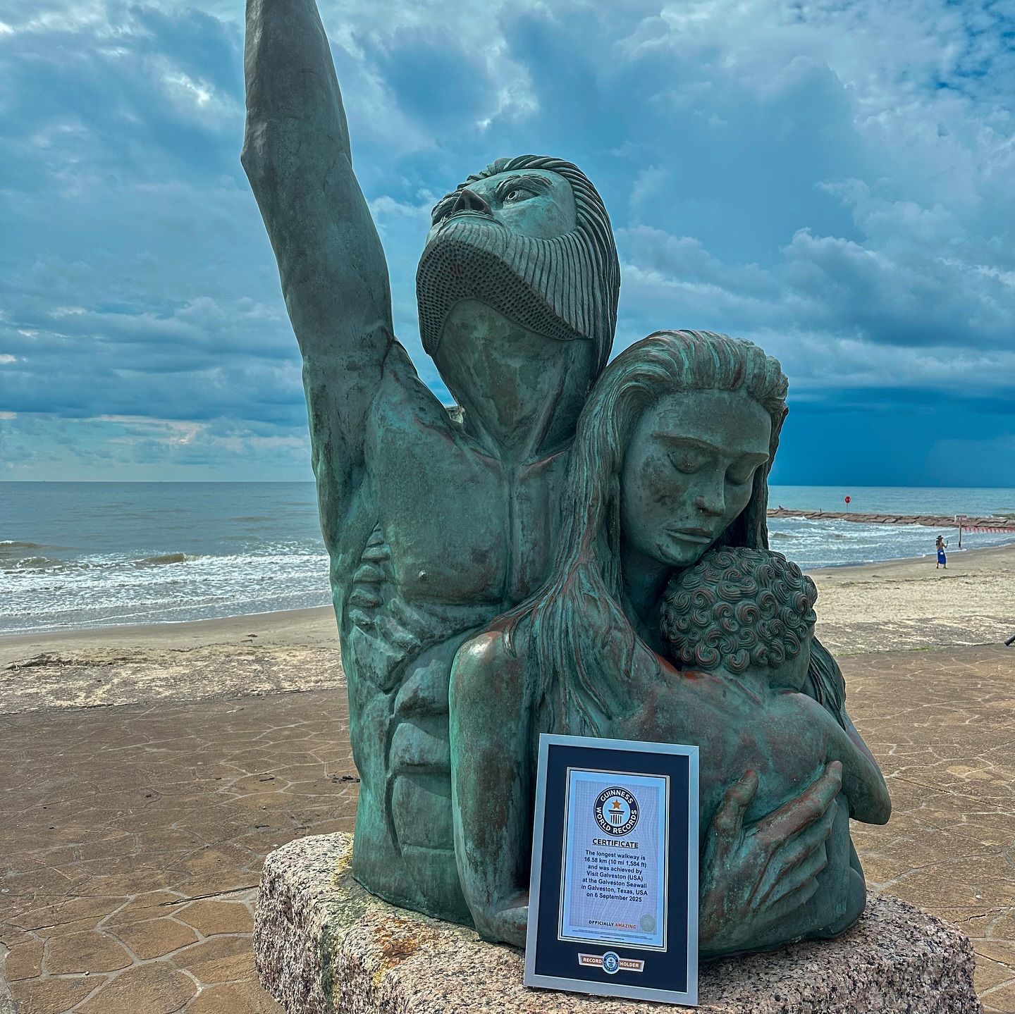 World's Longest Walkway, world record in in Galveston, Texas