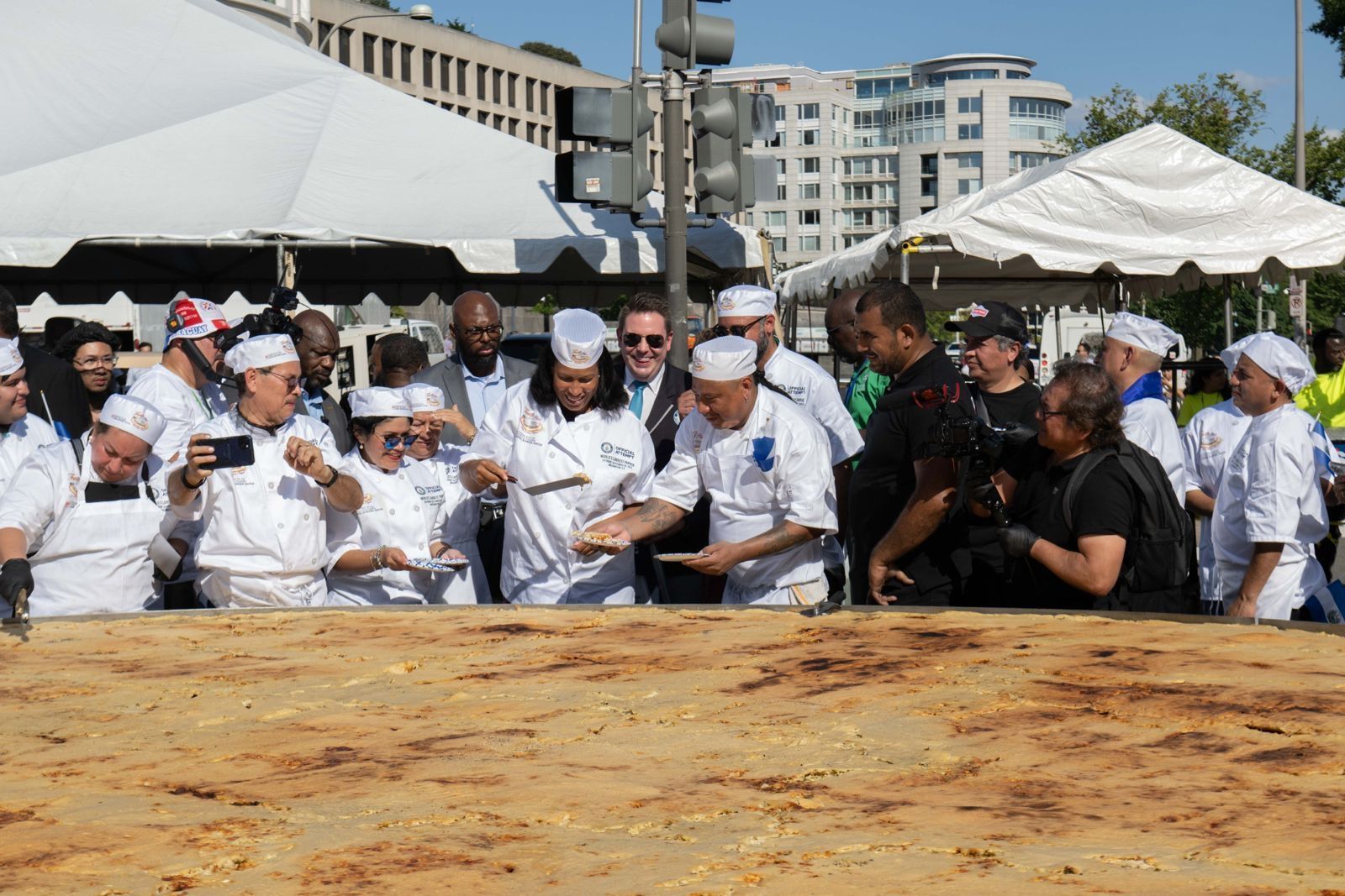 World's  Largest Pupusa, world record in Washington, D.C.