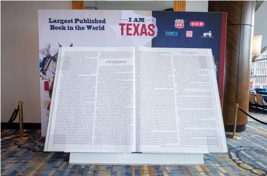 World's Largest Book Published, world record set in Houston, Texas